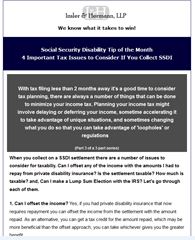 4 Important Tax Issues